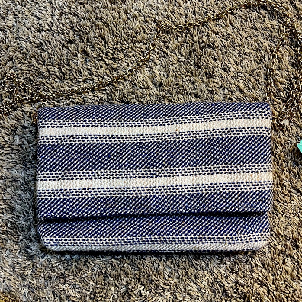 Brand new Market & Spruce navy clutch